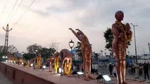 पाथवे का लोकार्पण और सूर्य नमस्कार प्रतिमाओं का अनावरण