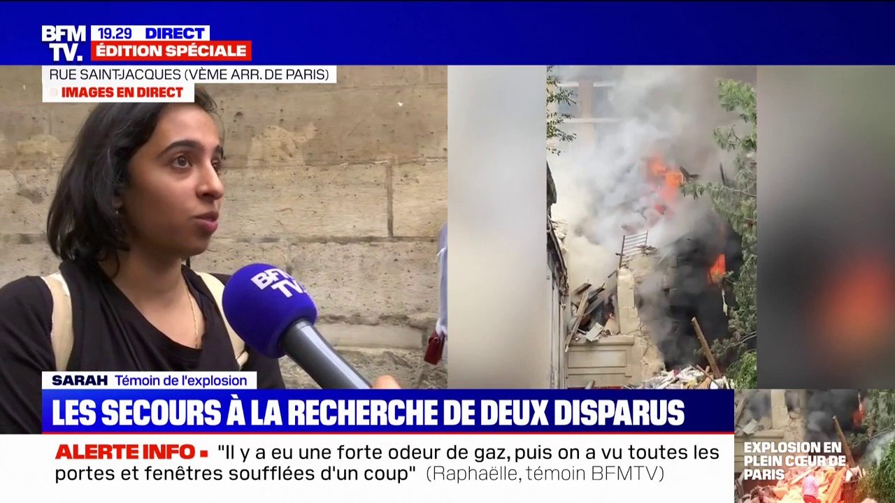 Explosion à Paris: "On a senti l'immeuble qui bougeait", témoigne une employée de l'Institut Curie, situé à proximité du lieu de l'explosion