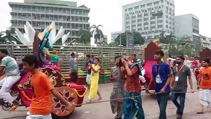 জগন্নাথ দেবের রথযাত্রা-২০২৩, স্বামীবাগ ইসকন থেকে ঢাকেশ্বরী মন্দির