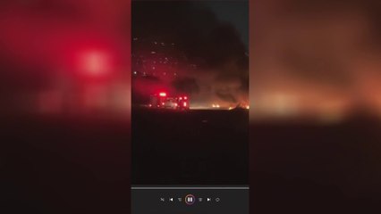 صور متداولة لقصف إسرائيلي على سيارة فلسطينية قرب حاجز الجلمة شرق #جنين   #العربية