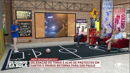Neto se revolta com protestos da torcida do Corinthians: “não dá mais”