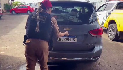 PRE apreende 12 mil maços de cigarros contrabandeados em Arapongas