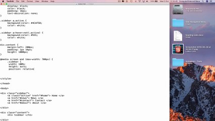 How to CODE a Responsive Sidebar Navigation Menu Using HTML5 & CSS3 | New
