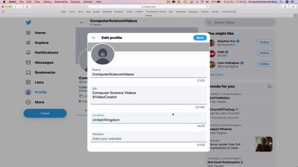 How to USE Twitter on a Computer - Add a Location | Tutorial 7