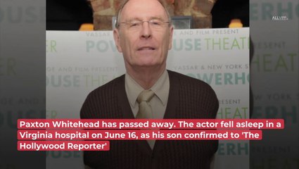 'Friends' Star Paxton Whitehead Has Died