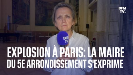 Explosion à Paris: la maire du Ve arrondissement s'exprime
