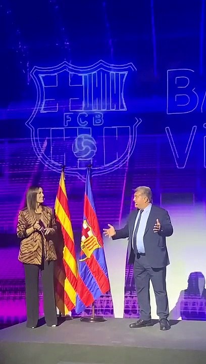 Joan Laporta presenta la plataforma digital Barça Vision