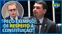 Flávio Bolsonaro a Zanin: 'Peço a Deus que tenha bom senso'