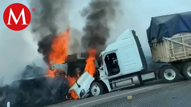 Se registra fuerte accidente sobre la autopista Zapotlanejo-Lagos de Moreno