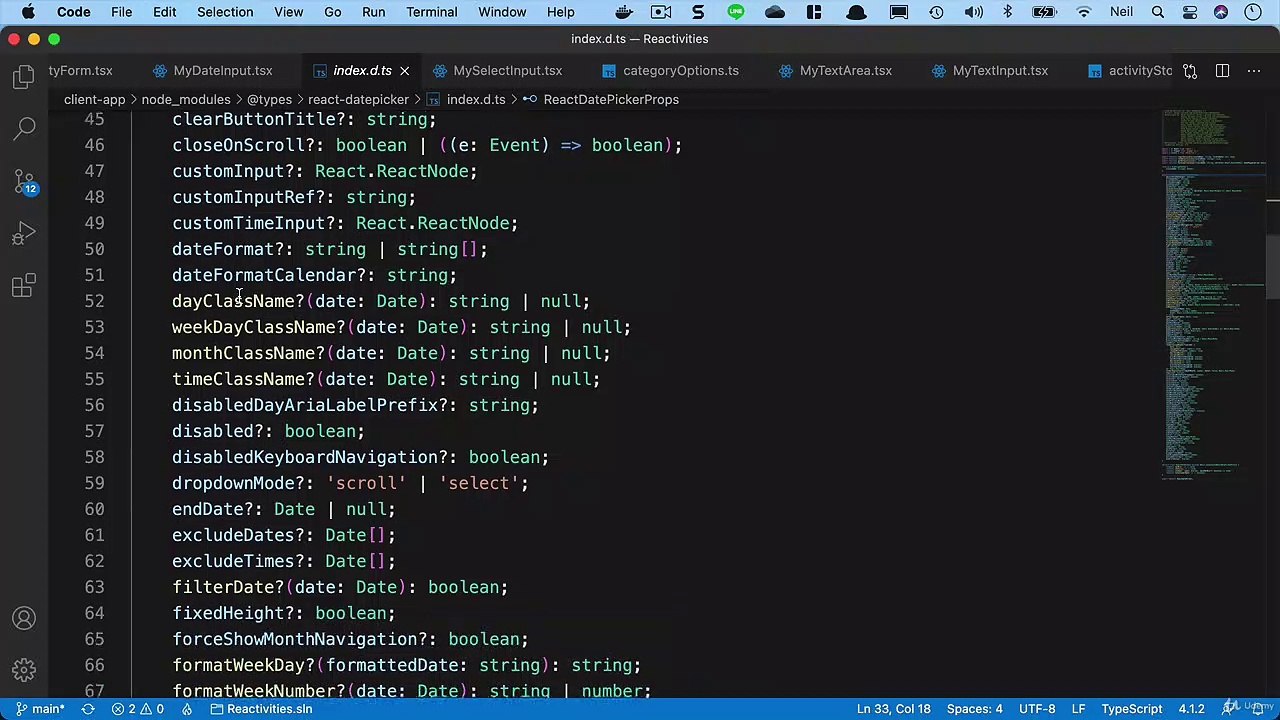 Net. Core and React Forms - Creating a reusable date input