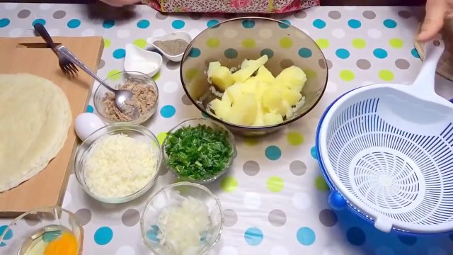 فى 5 دقائق بريك بالبطاطا والتن بطريقة سهلة جدا brick @المطبخ التونسي زكية - Tunisian Cuisine ZAKIA