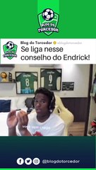 ENDRICK deu CONSELHOS em LIVE