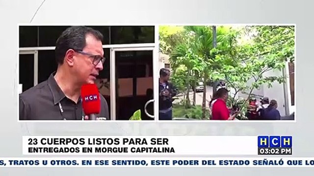 Entrega de los 23 cadáveres calcinados será compleja, advierte vocero del MP