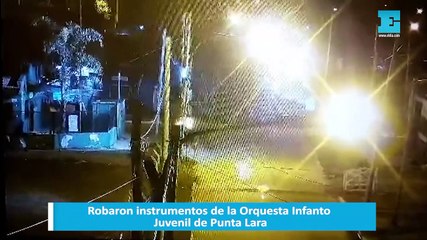Robaron instrumentos de la Orquesta Infanto Juvenil de Punta Lara