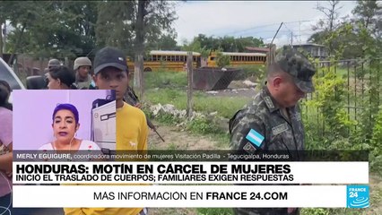 Merly Eguigure: 'Estado hondureño tiene 100% de responsabilidad del motín en cárcel de Támara'