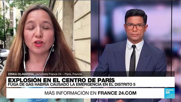Informe desde París: explosión en el centro de la capital francesa deja varios heridos