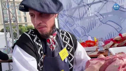 Arjantinli ızgara ustaları başkent Buenos Aires’teki yarışmada hünerlerini sergiledi