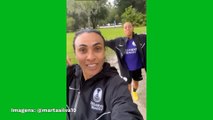 Craque da Seleção, Marta compartilha dia de treino e manda recado