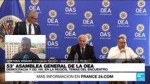 Informe desde Washington: temas principales de la Asamblea General de la OEA