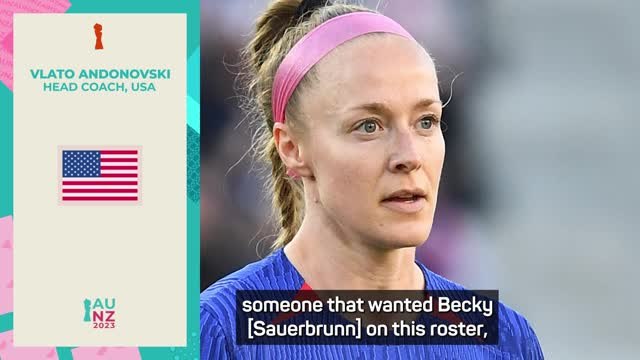 Andonovski saddened by absence of injured US skipper Sauerbrunn for World Cup