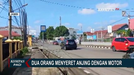 Usai Videonya Viral, Polisi Tangkap 2 Pelaku Seret Anjing Pakai Motor di Jambi!