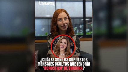 Mensajes ocultos en el video clip ‘Acróstico’ de Shakira
