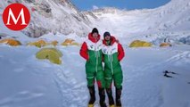 Padre e hijo mexicanos suben juntos al Everest