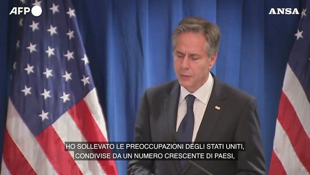 Taiwan, Blinken: Gli Stati Uniti non ne sostengono l'indipendenza