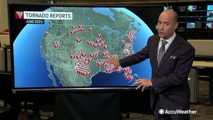 Descargar video: Severe weather ramping back up across the US after a late-spring lull