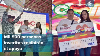 Entregan Tarjetas Arcoiris en Ecatepec; población LGBT+ recibirá 10 mil pesos anuales