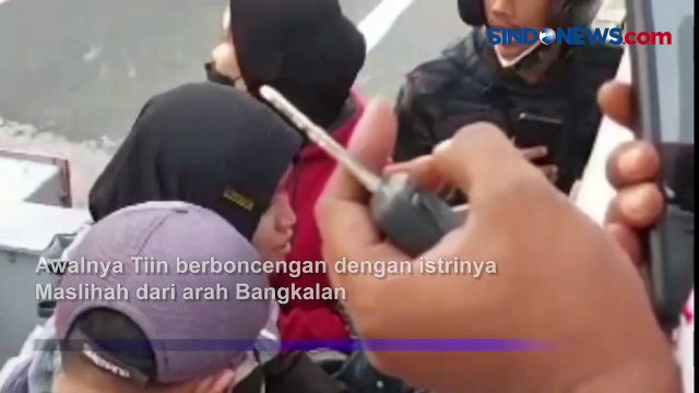 Terekam Video Amatir, Detik - Detik Pria Asal Bangkalan Bunuh diri di Jembatan Suramadu