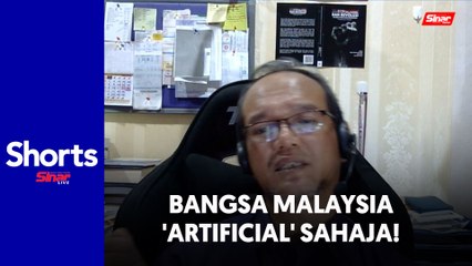 [SHORTS SINAR LIVE] Bangsa Malaysia 'artificial' sahaja!