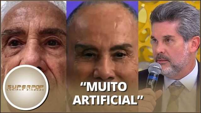 Médico critica harmonização de Stênio Garcia: “Como pegar uma bexiga vazia e ir enchendo”