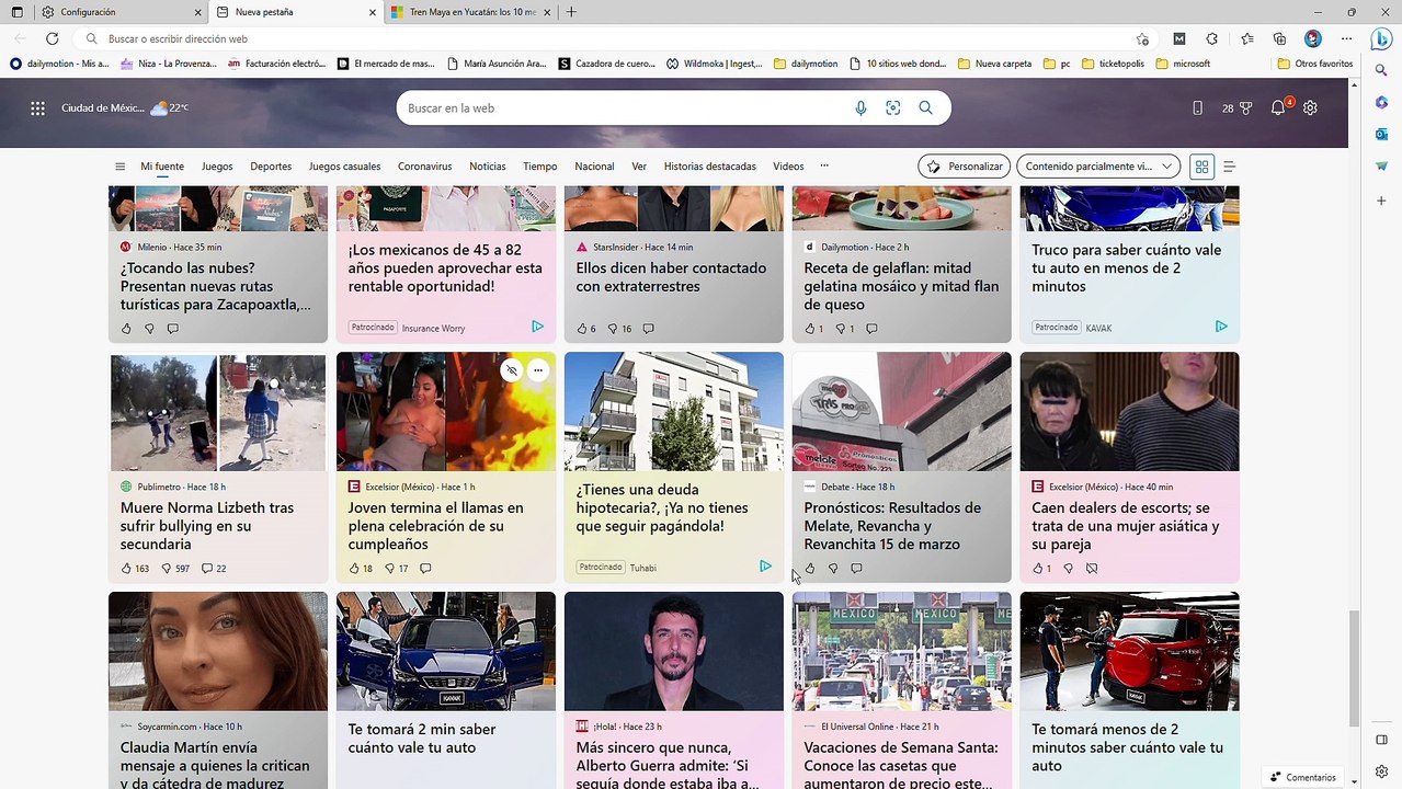 Ejemplo noticias MSN