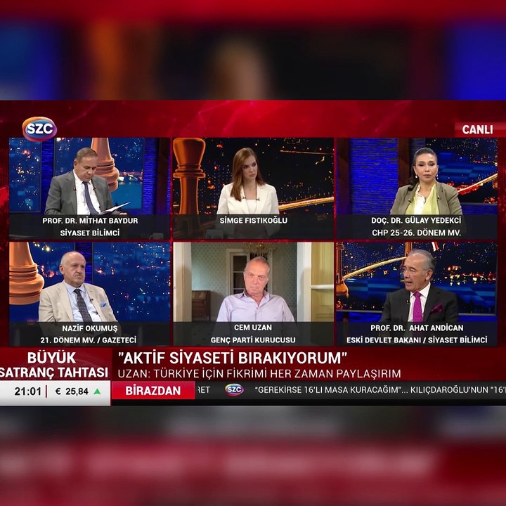 Cem Uzan'dan canlı yayında ''AK Parti sözcüsü gibi'' eleştirisine çok sert yanıt