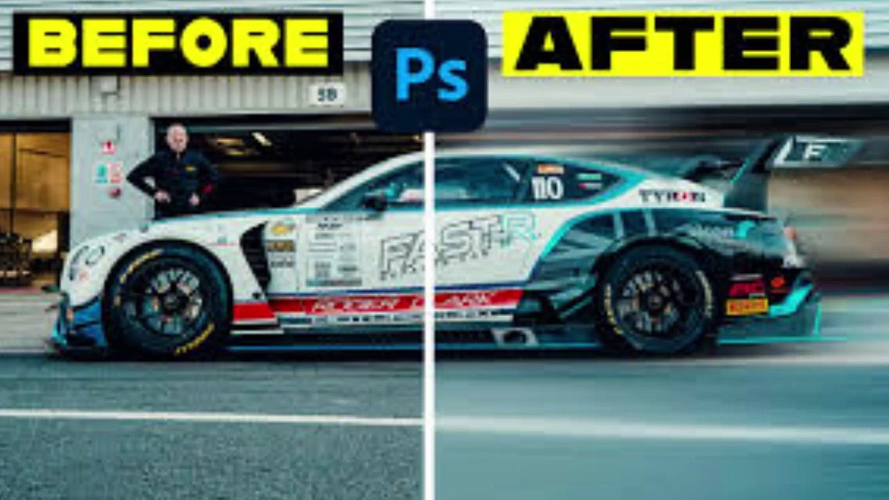 How to Create a Motion Blur Effect in Photoshop / Blurred Panning Effect - Photoshop |Technical Learning