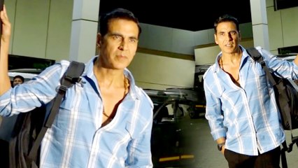 Akshay Kumar का एअरपोर्ट पर ये स्टाइलिश लुक देख फैन्स हुए हैरान