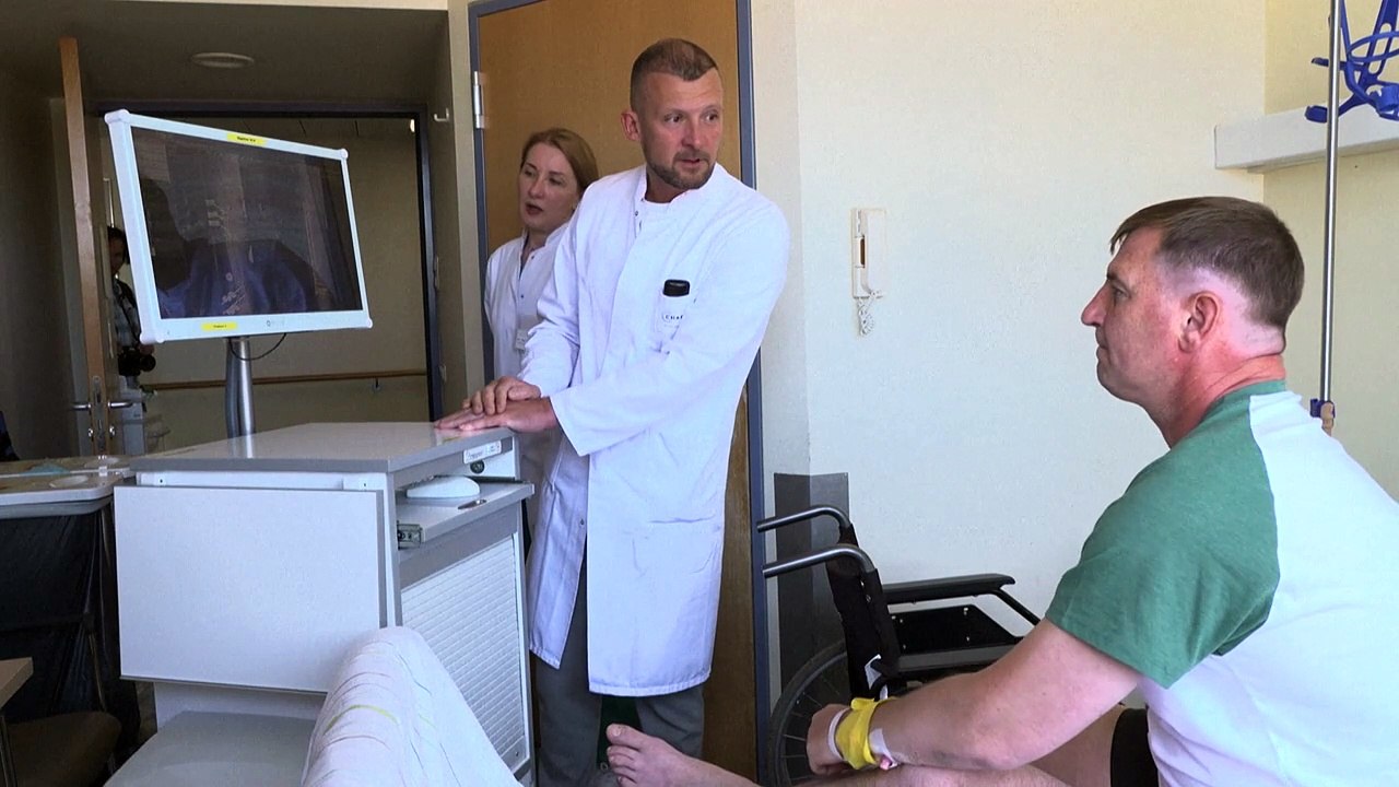 Kriegsverletzte Ukrainer: Von der Front ins deutsche Krankenhaus