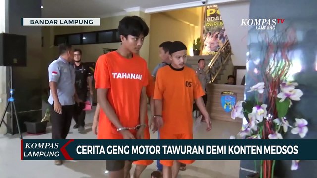 Cerita Geng Motor Tawuran Demi Konten Media Sosial