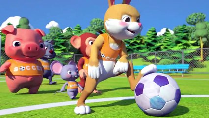 The Soccer Song! - CoComelon Furry Friends - Animals for Kids