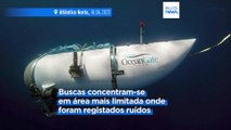 Prazo de vida no submersível do Titanic esgota-se e buscas intensificam-se