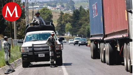 Tiroteo entre sujetos armados y la Guardia Nacional en Toluca