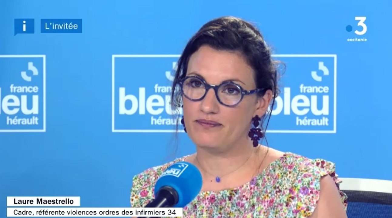 Laure Maestrello, cadre de santé à Montpellier et référente violences à l'Ordre des infirmiers de l'Hérault