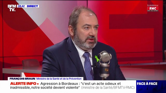Sécurité des soignants: François Braun souhaite un téléphone avec un bouton d'appel d'urgence dans tous les services à risques