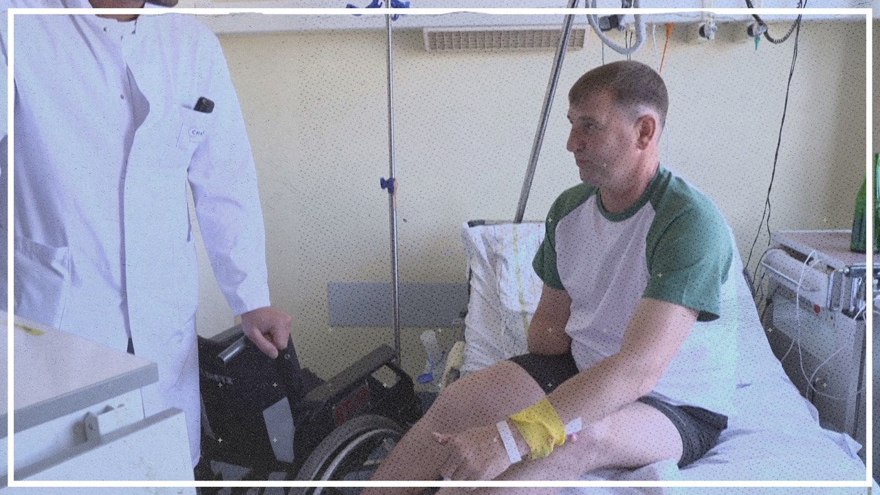 Kriegsverletzte Ukrainer: Von der Front ins deutsche Krankenhaus