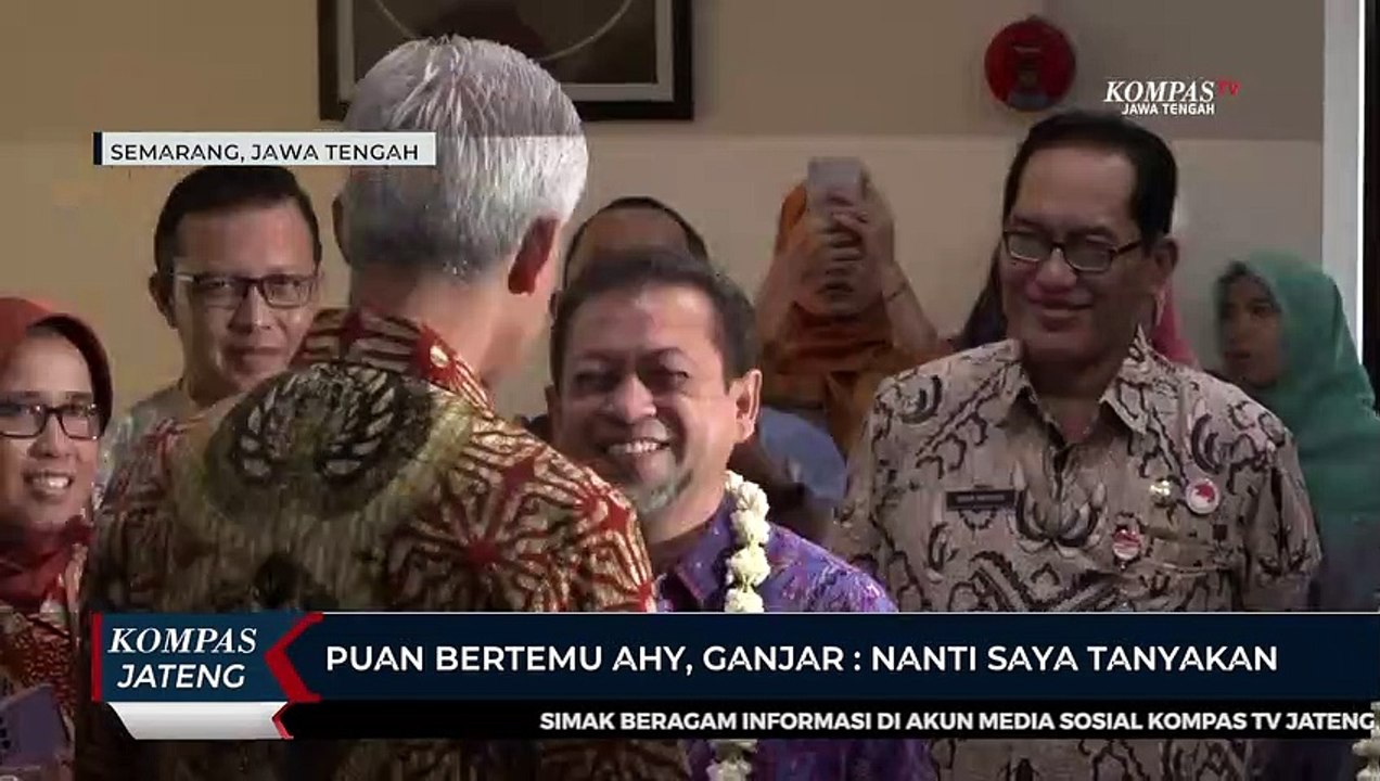 Puan Bertemu AHY, Ganjar: Nanti Saya Tanyakan