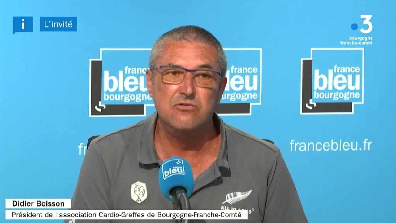 Journée du don d'organe : Didier Boisson, président de l'association cardio-greffe en Bourgogne-Franche-Comté