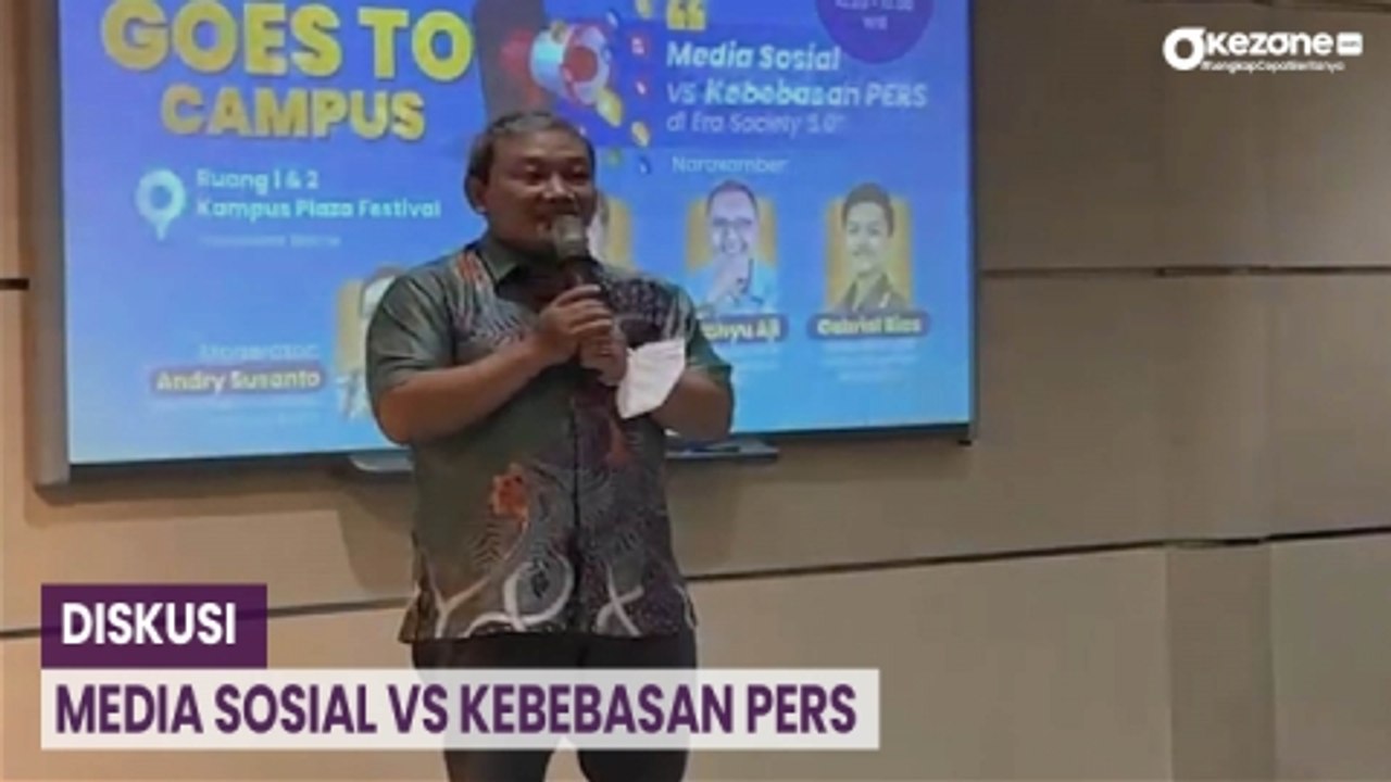 Okezone Goes To Campus: Diskusi soal Medsos dan Media Mainstream