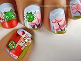 Angry birds valentine's day nails for valentine's day nail art