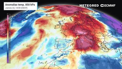 El oeste de Europa pronto se pintará de rojo en los mapas: llega el calor extremo